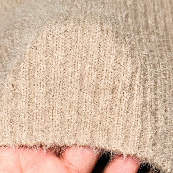 NWOT! Sincerely Jules short sleeve sweater dress/knitted beige dress Size SMALL✨ - Picture 7 of 9